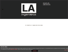 Tablet Screenshot of laingenieros.com